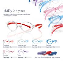 17380N MONTATURA ACTIVE C40 CRYSTAL/RED